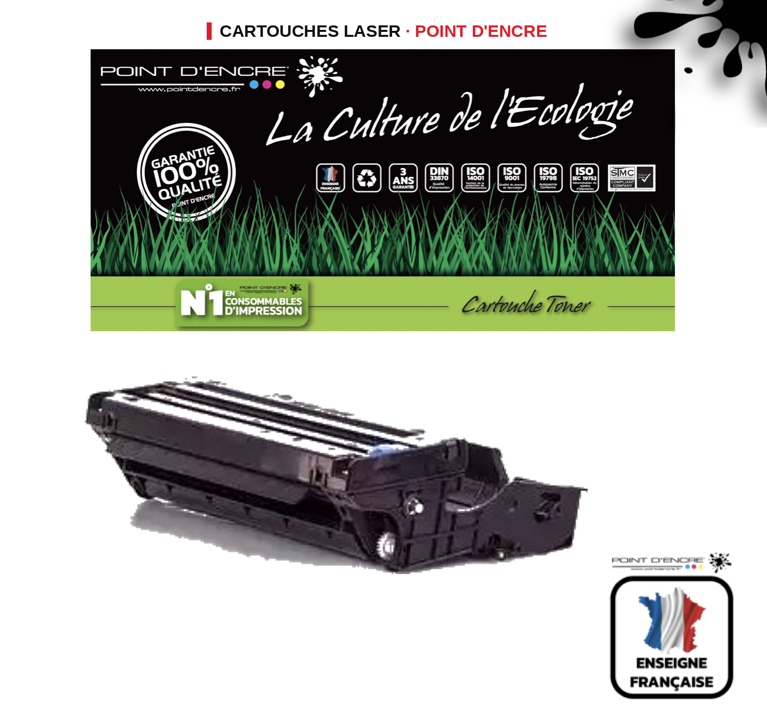 Tambour POINT D'ENCRE Brother 7000