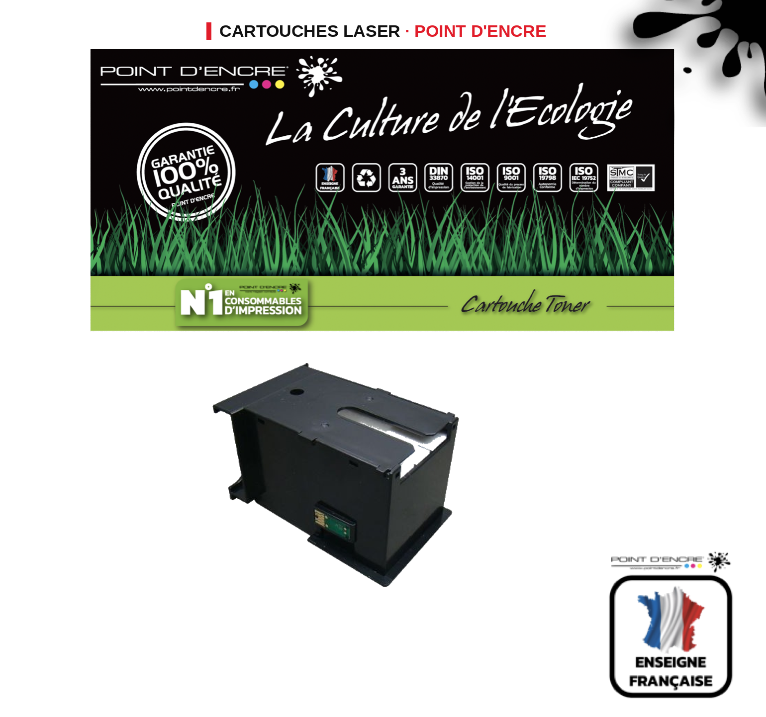 Kit de maintenance POINT D'ENCRE Epson T6712