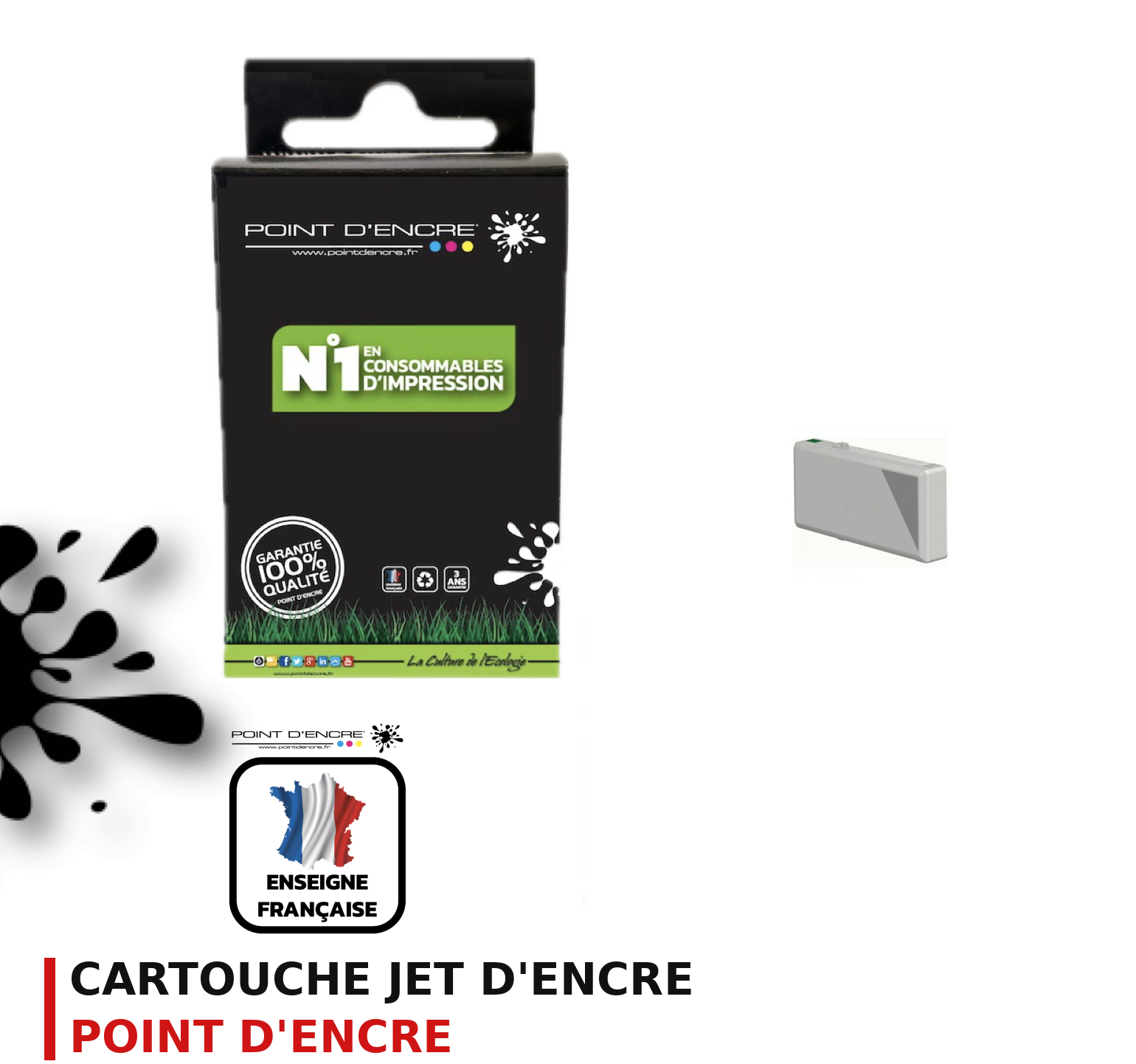 Cartouche d'encre POINT D'ENCRE Epson T5969 — NOIR