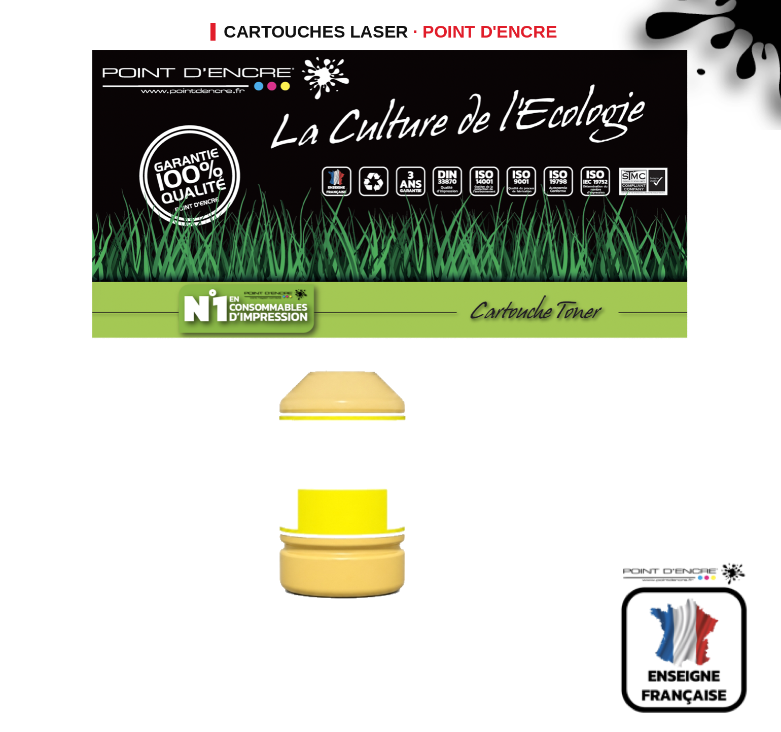 Cartouche laser POINT D'ENCRE Epson T49M4 — NOIR