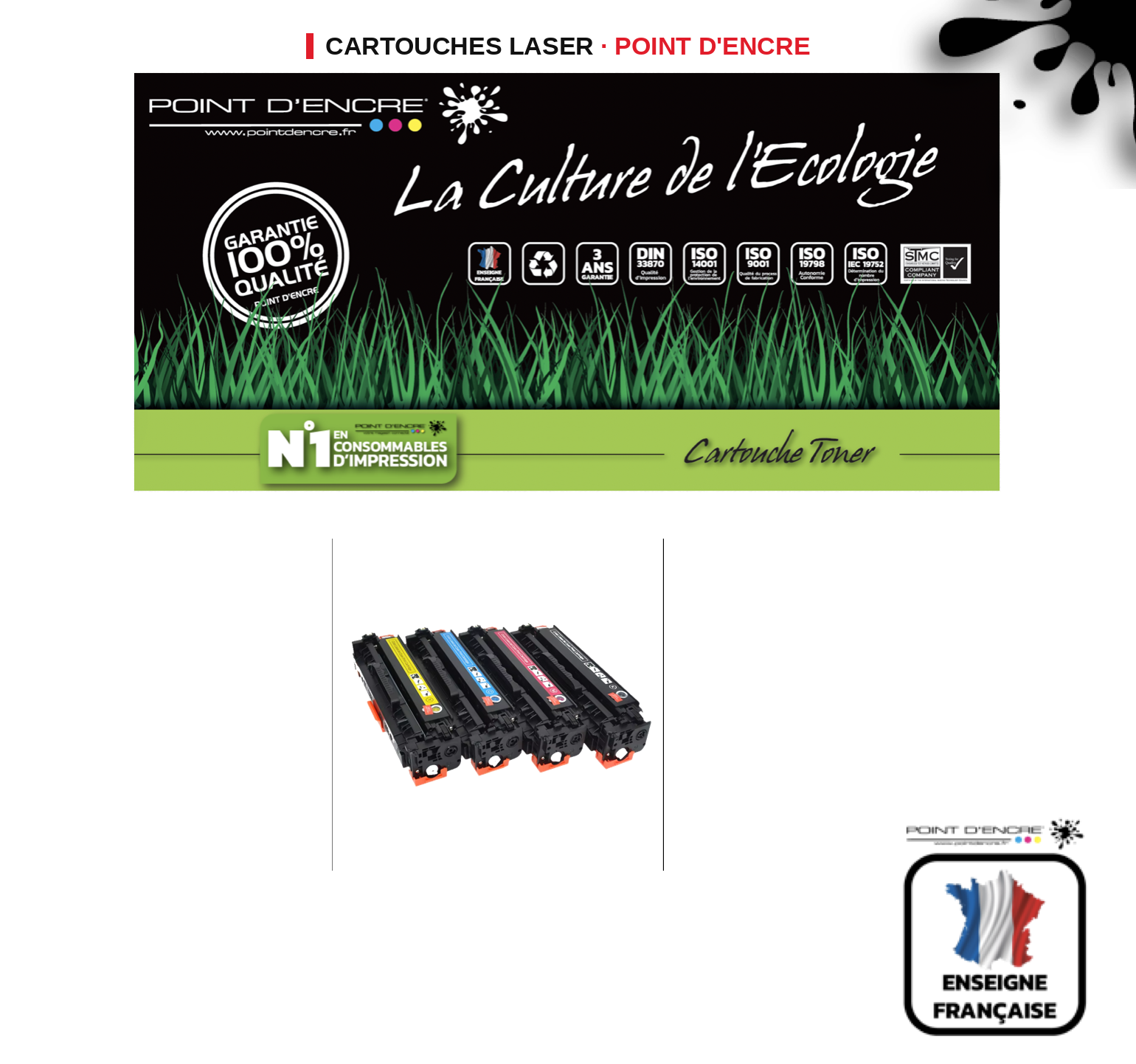 Cartouche laser POINT D'ENCRE Canon 718 — PACK