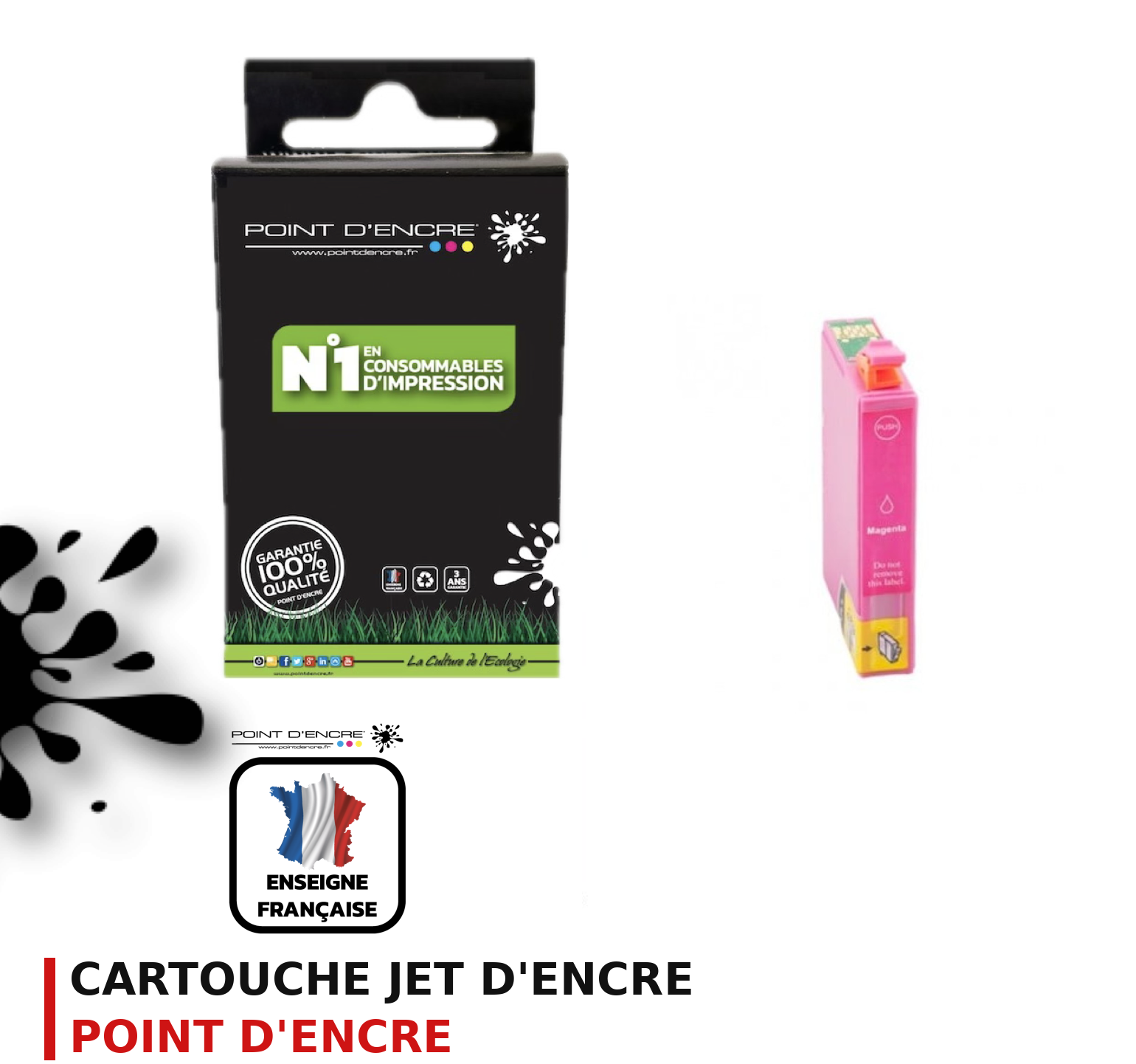 Cartouche d'encre POINT D'ENCRE Epson 408L — MAGENTA