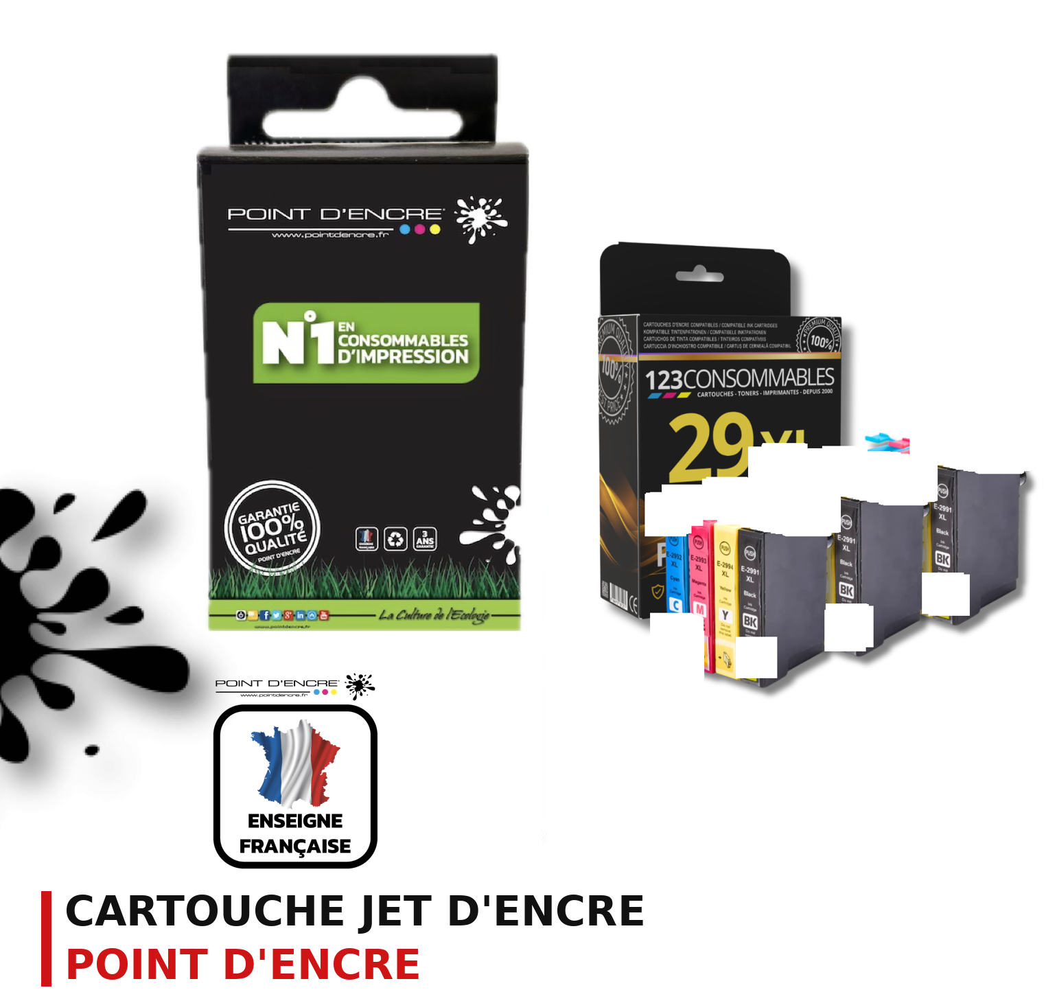 Cartouche d'encre POINT D'ENCRE Epson 29XL — PACK