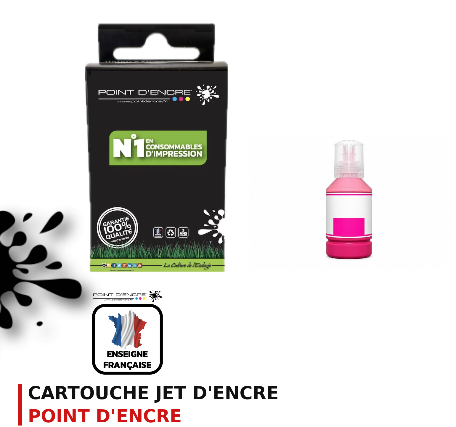 Cartouche d'encre POINT D'ENCRE Epson T49M3 — MAGENTA
