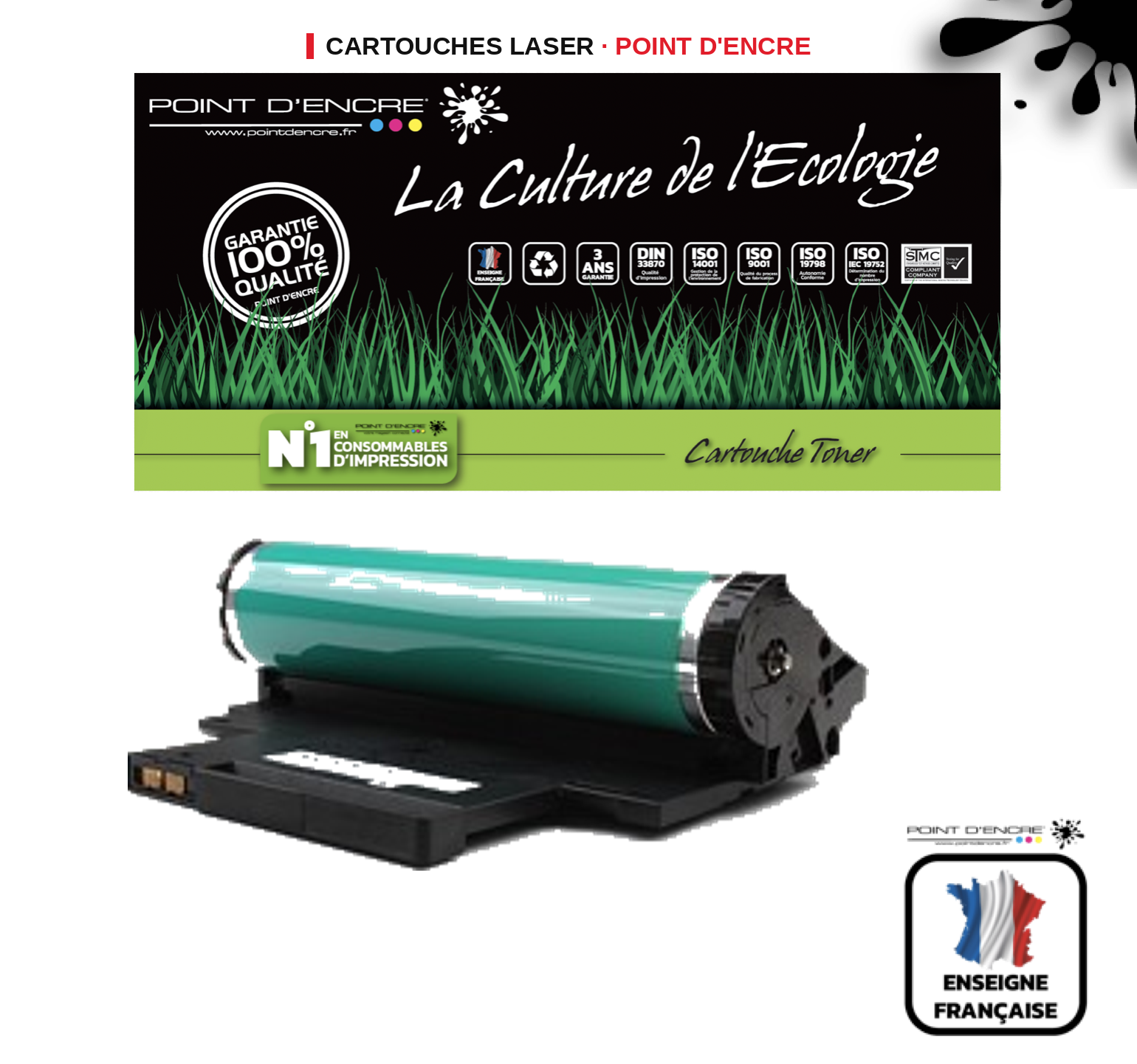 Tambour POINT D'ENCRE Hp W1120A
