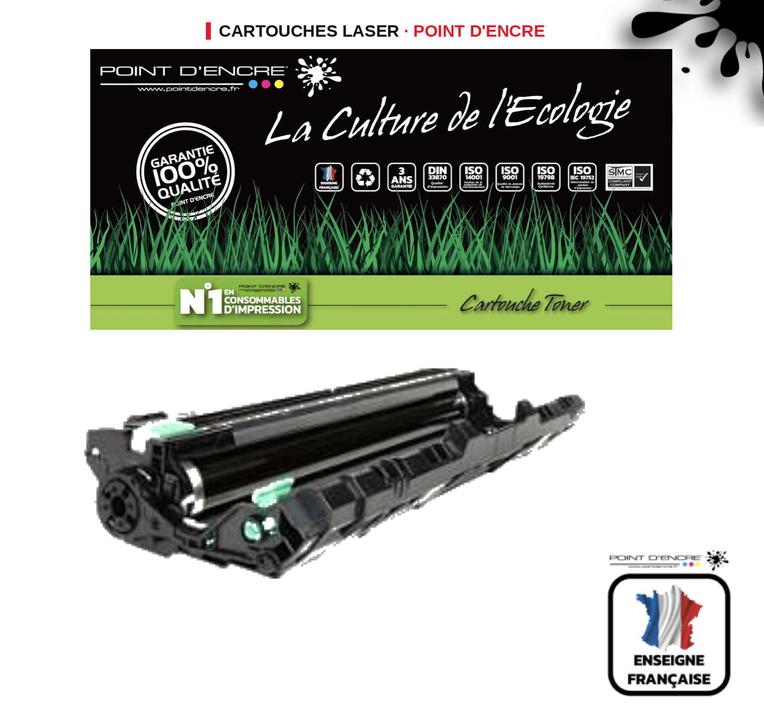 Tambour POINT D'ENCRE Brother 243CL