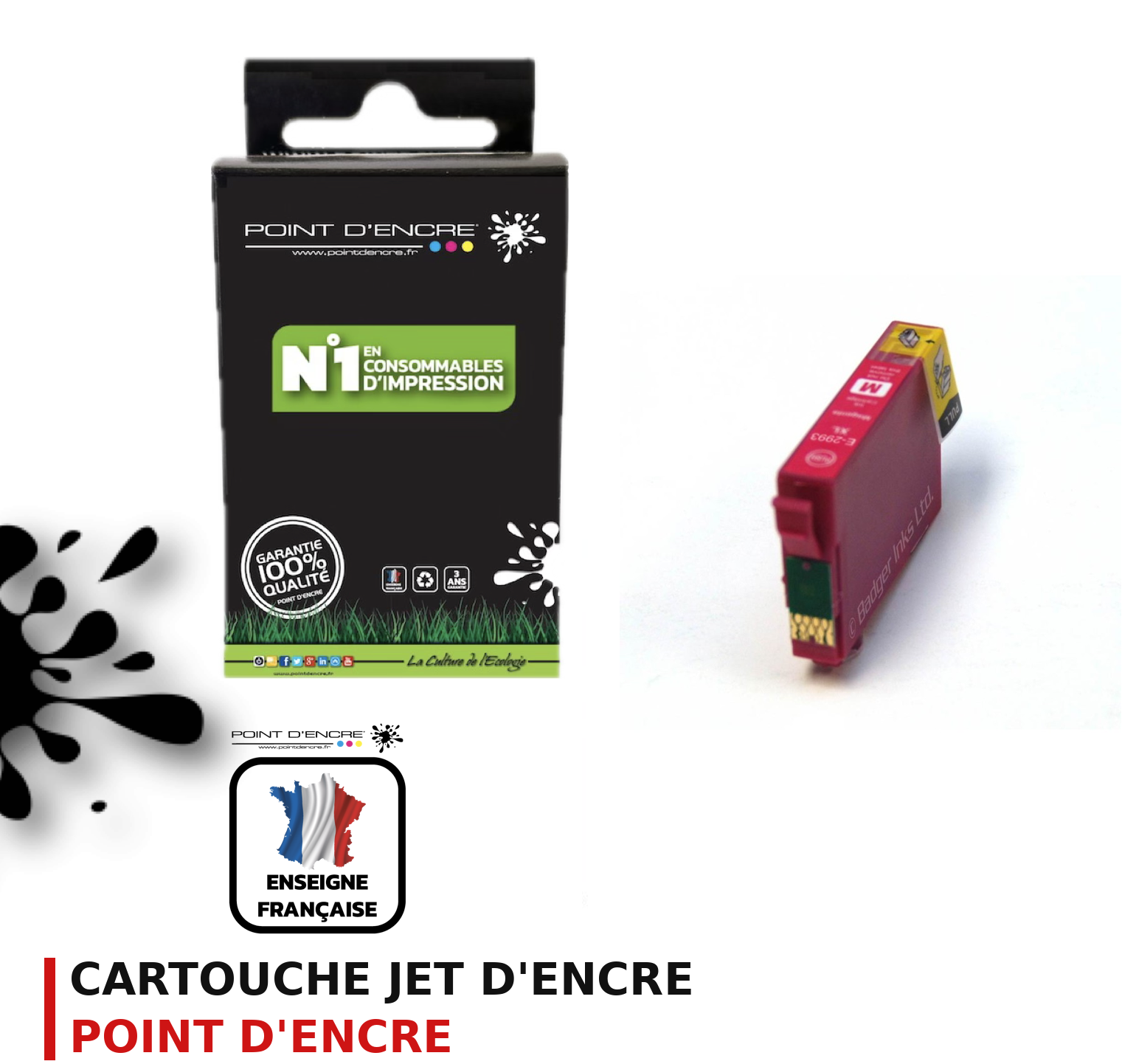 Cartouche d'encre POINT D'ENCRE Epson T29XL — MAGENTA
