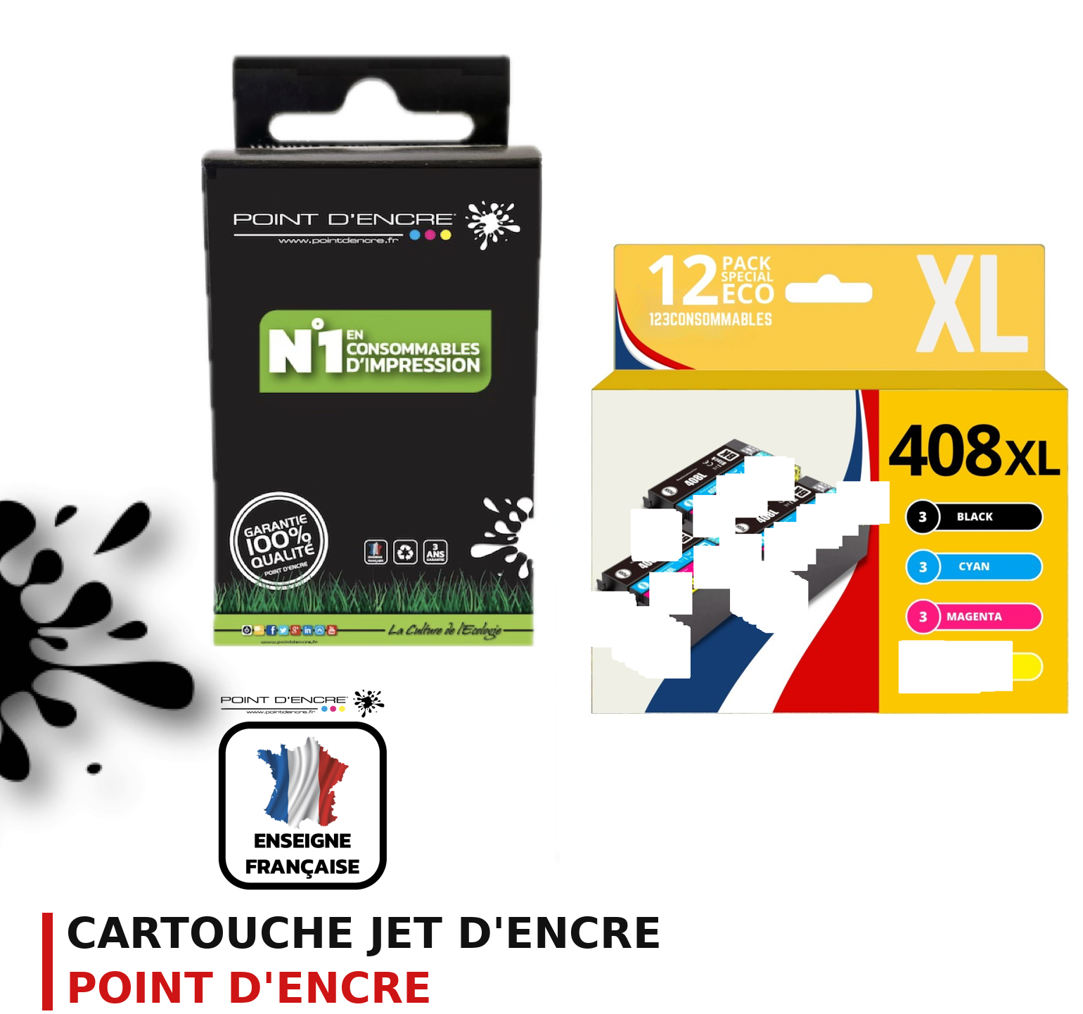 Cartouche d'encre POINT D'ENCRE Epson 408L — PACK