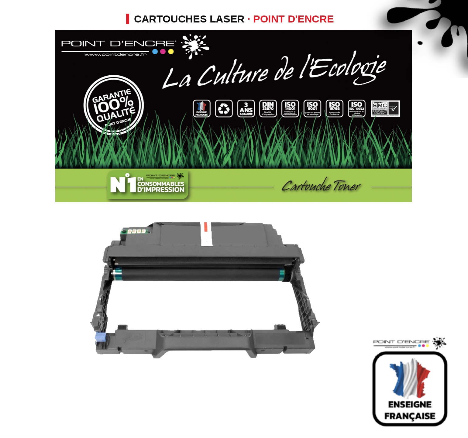 Tambour POINT D'ENCRE Pantum DL5120 — NOIR