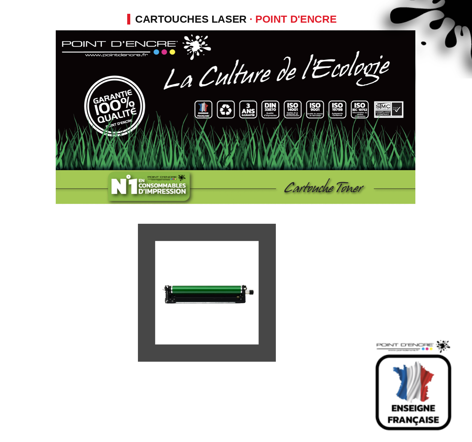 Tambour POINT D'ENCRE Canon CEXV28