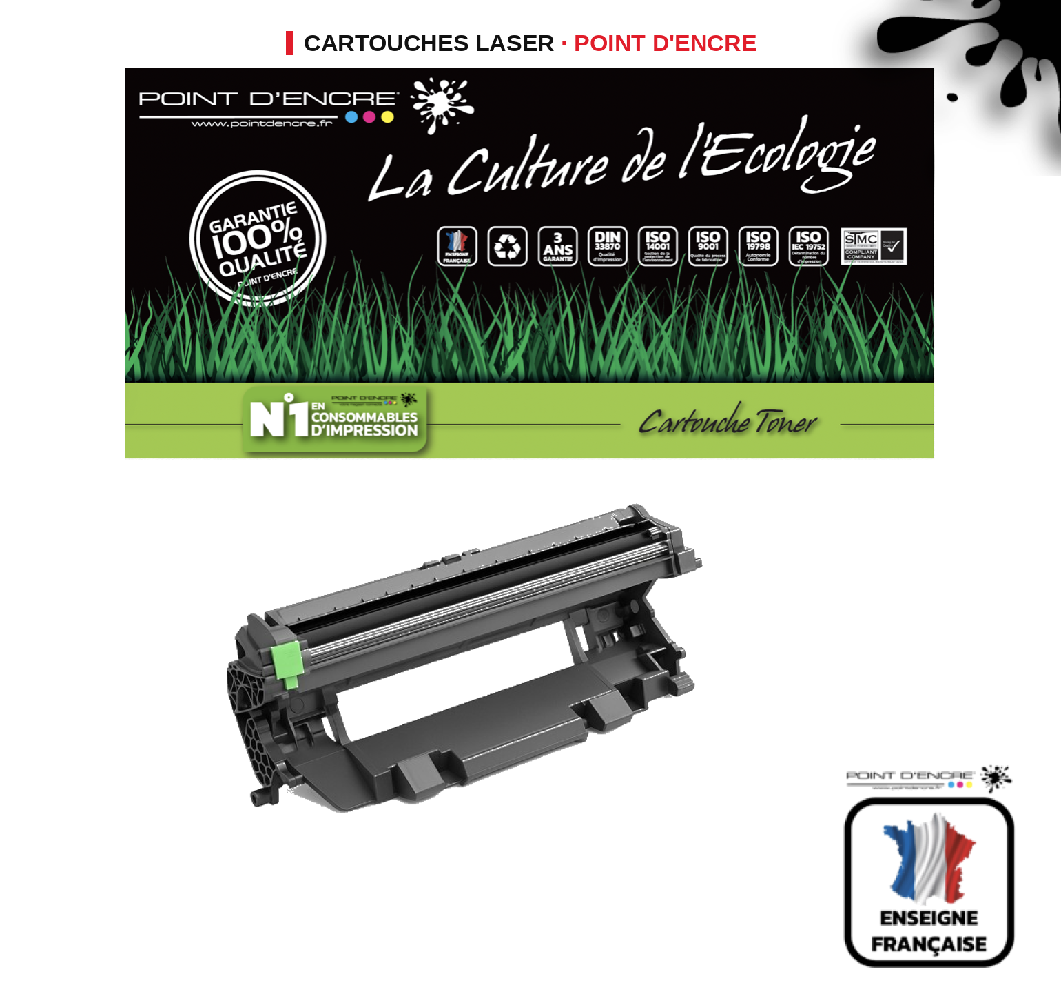 Tambour POINT D'ENCRE Brother DR1150