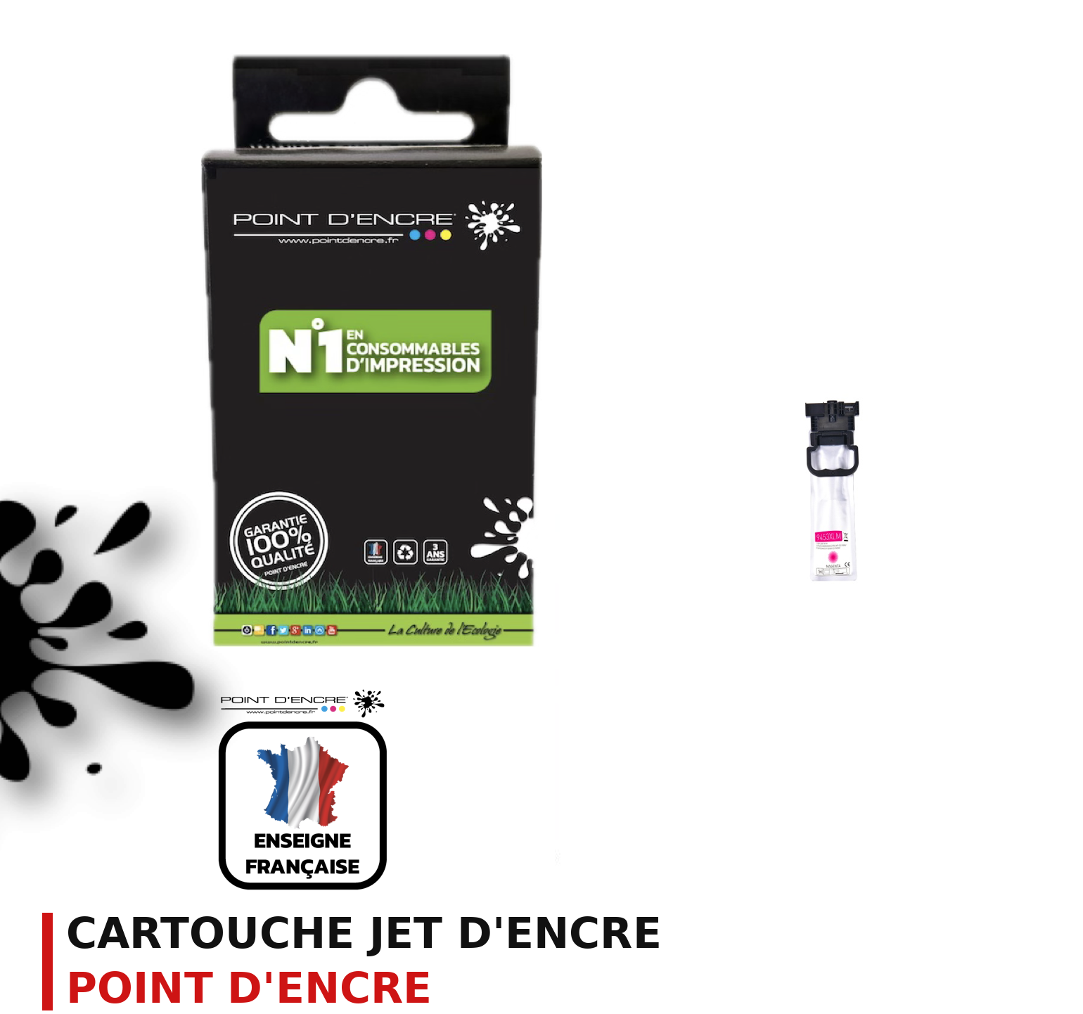 Cartouche d'encre POINT D'ENCRE Epson 9453XL — MAGENTA