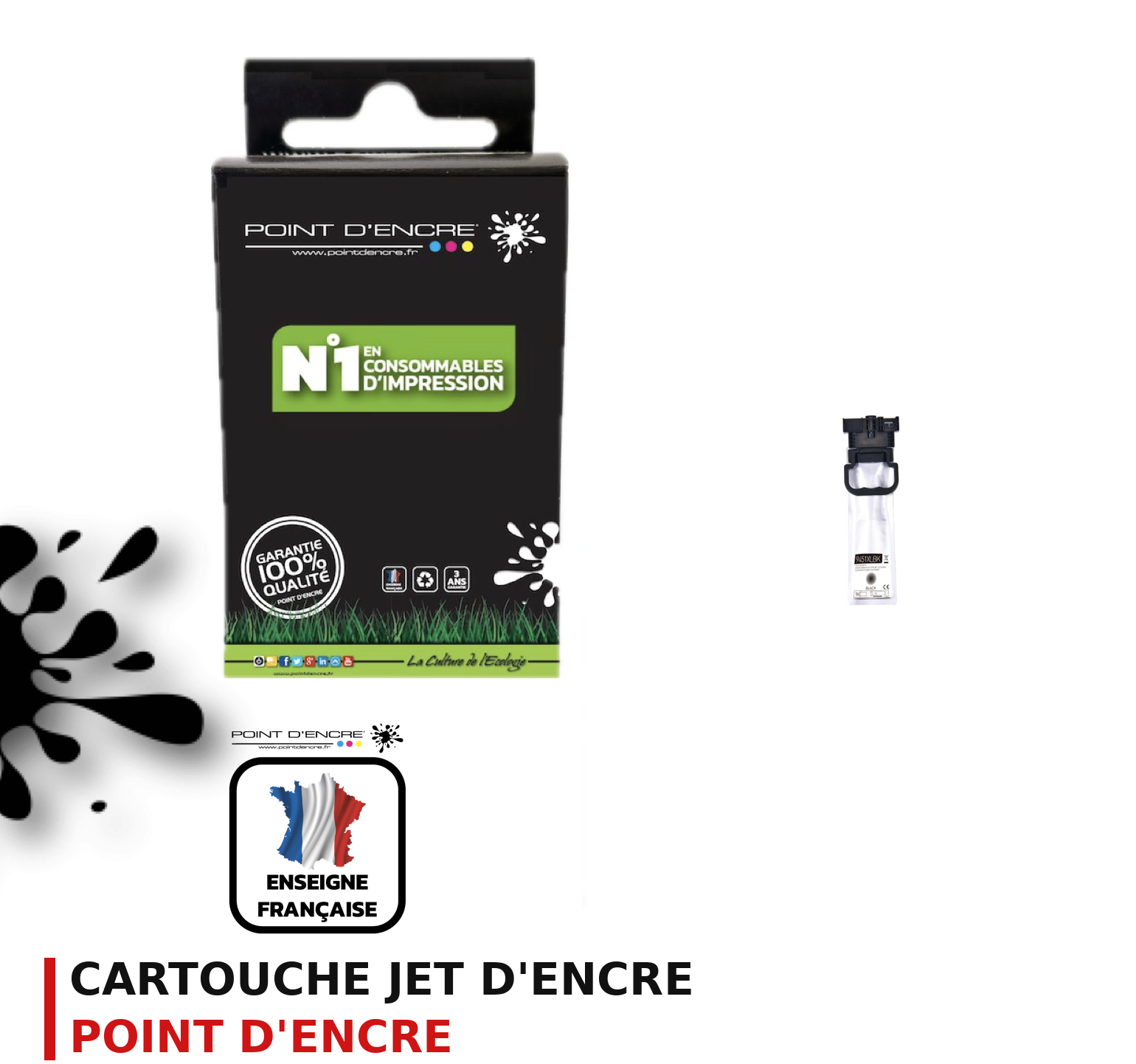 Cartouche d'encre POINT D'ENCRE Epson 9451XL — NOIR