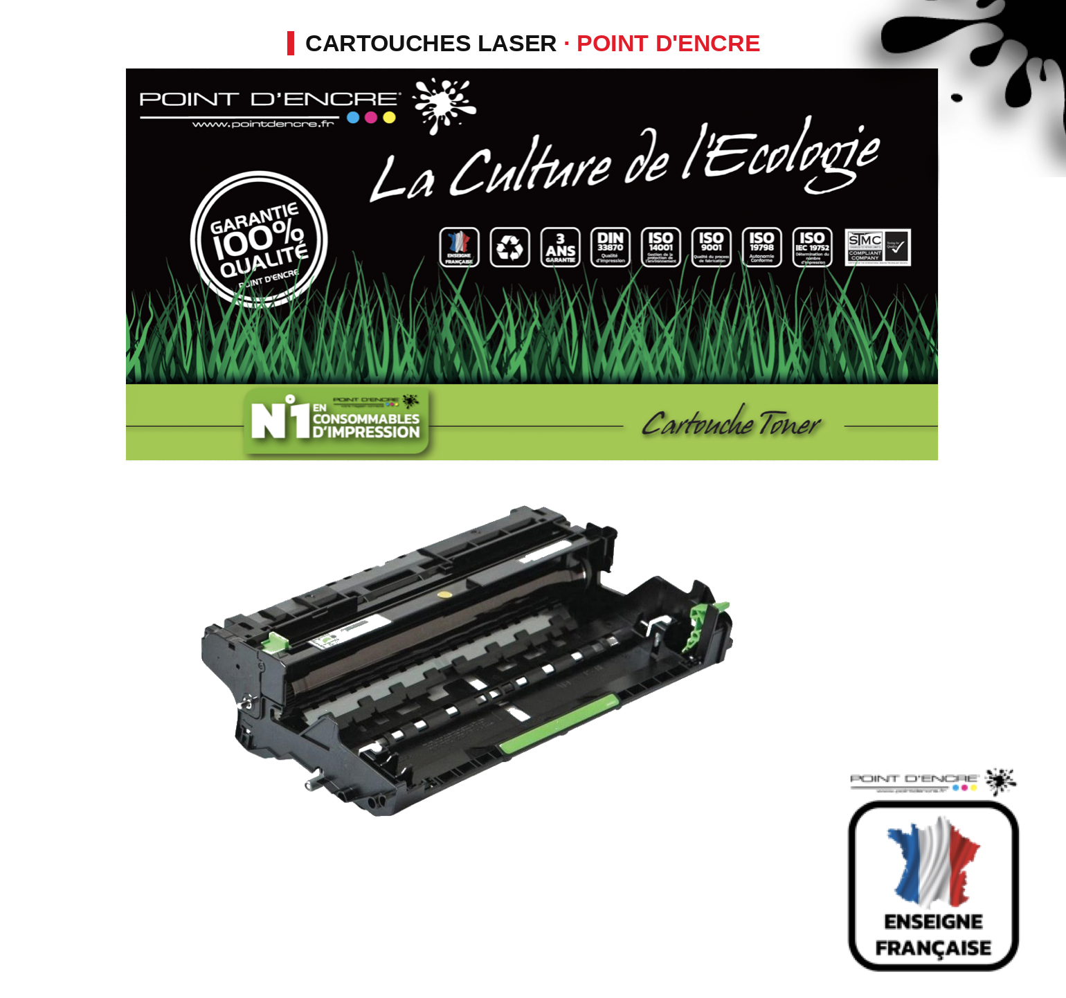 Tambour POINT D'ENCRE Brother 3400