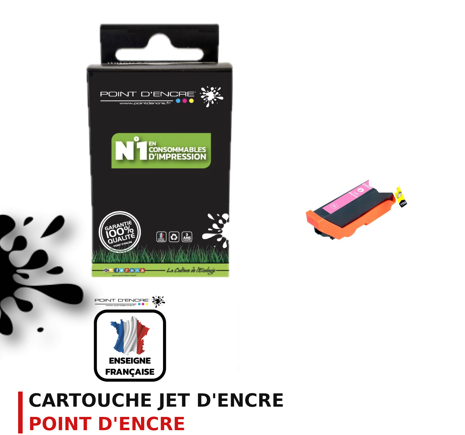Cartouche d'encre POINT D'ENCRE Epson T24XL — MAGENTA