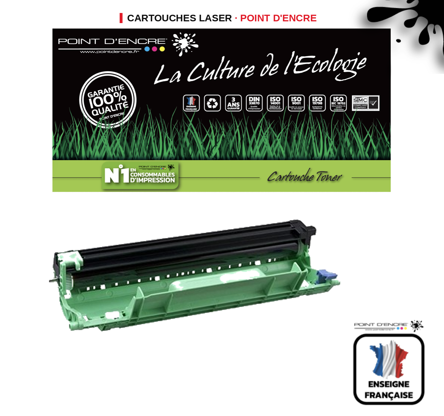 Tambour POINT D'ENCRE Brother 1050