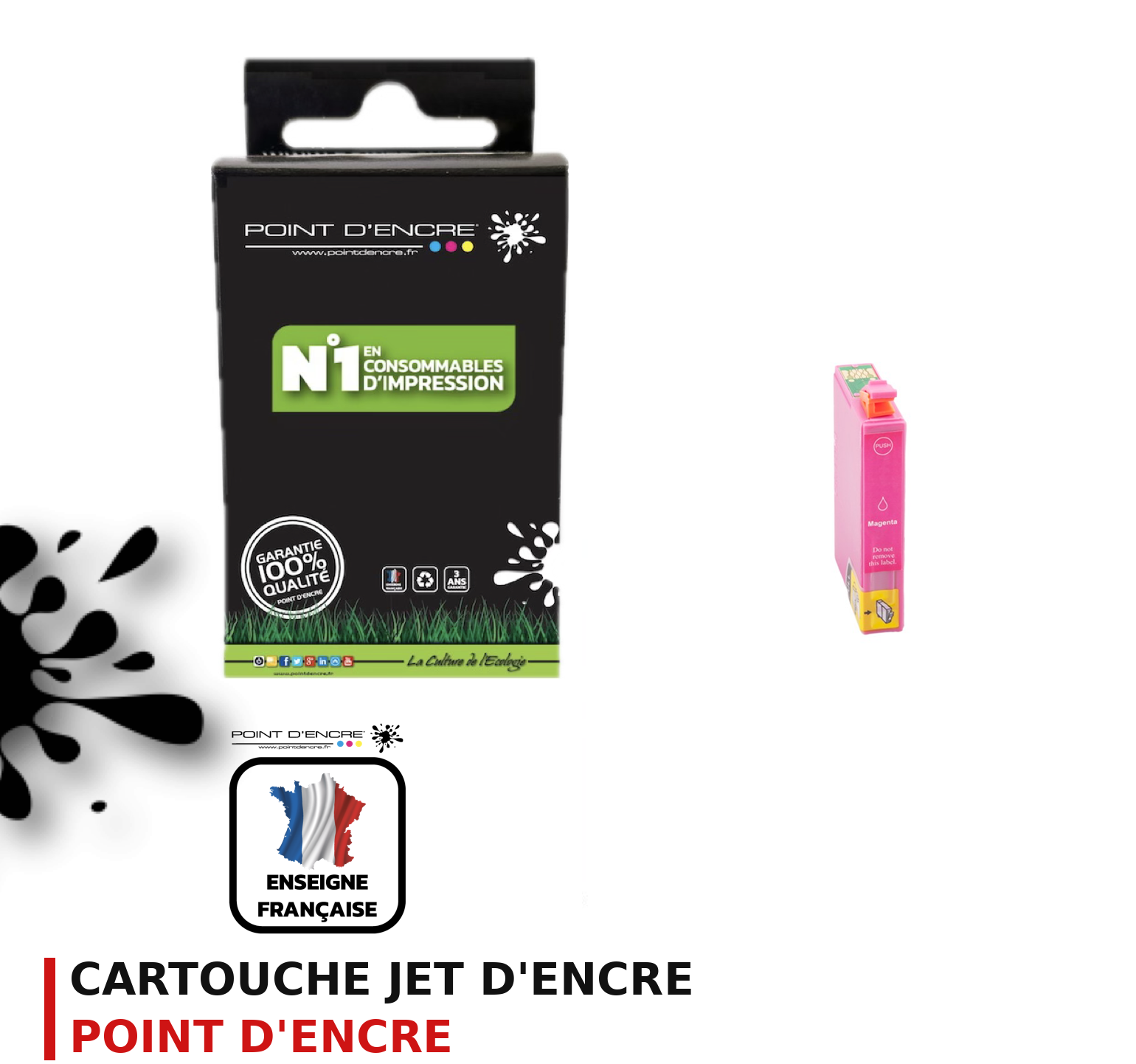 Cartouche d'encre POINT D'ENCRE Epson 502XL — MAGENTA