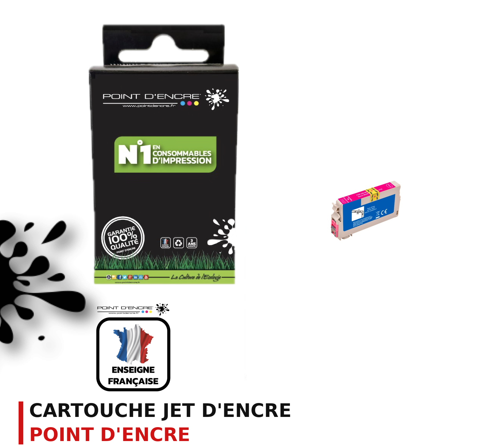 Cartouche d'encre POINT D'ENCRE Epson 407XL — MAGENTA