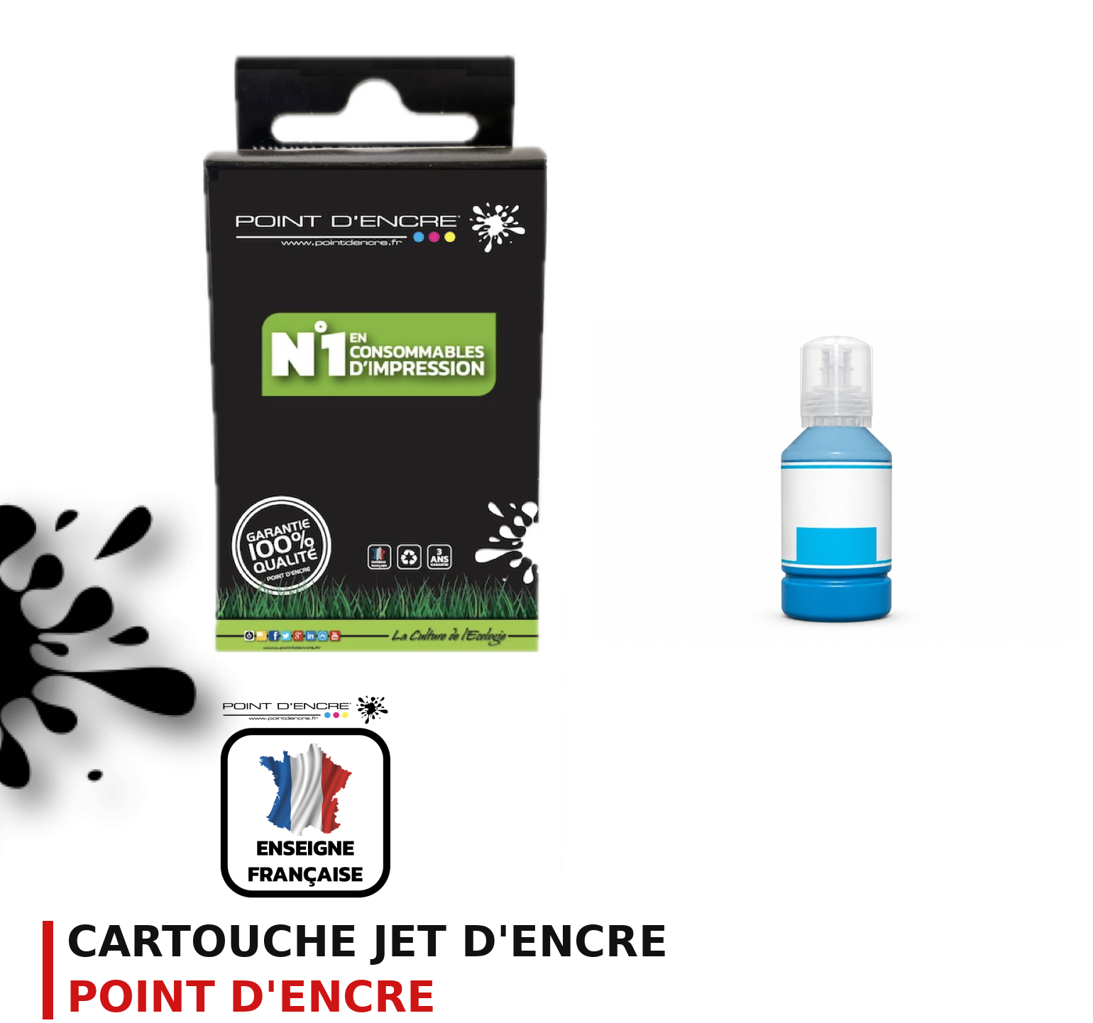 Cartouche d'encre POINT D'ENCRE Epson T49M2 — CYAN