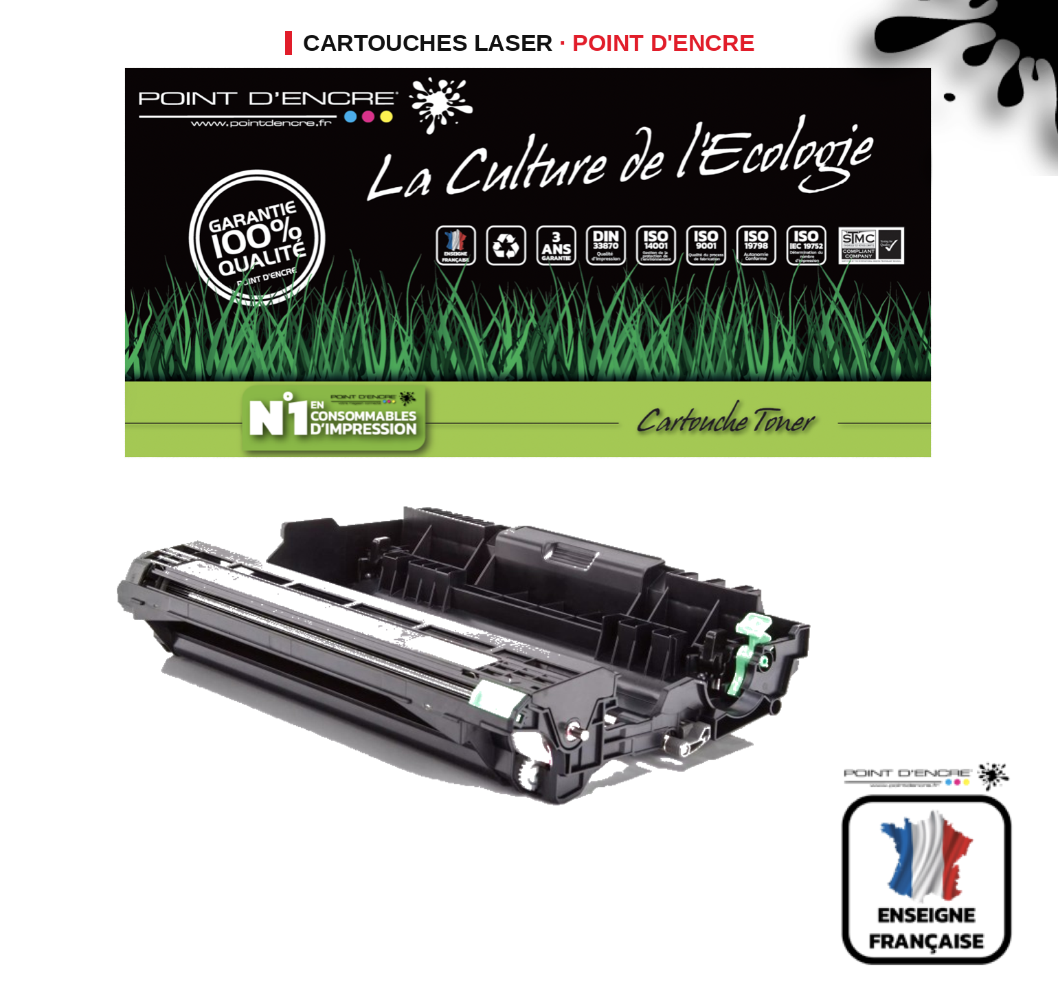 Tambour POINT D'ENCRE Brother 2300