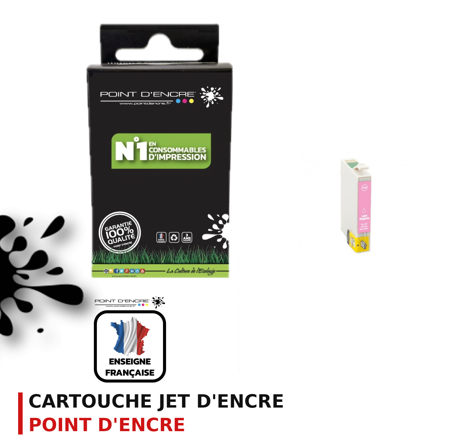 Cartouche d'encre POINT D'ENCRE Epson T0596 — MAGENTA
